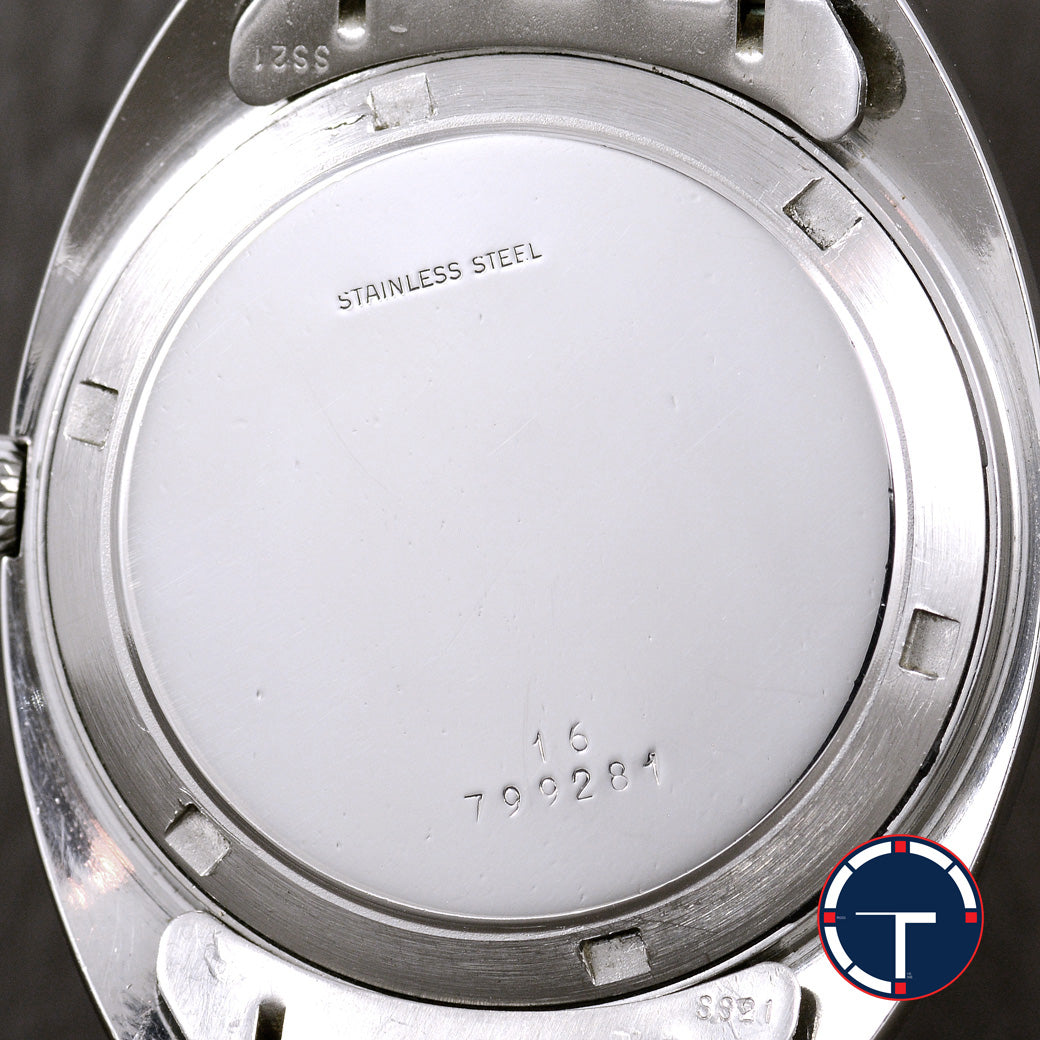 นาฬิกา Longines Ultra Chron หน้าปัดสีเงิน ทรงจานบิน สายเหล็กแท้ Automatic ขนาด 35 mm