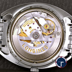 นาฬิกา Longines Ultra Chron หน้าปัดสีเงิน ทรงจานบิน สายเหล็กแท้ Automatic ขนาด 35 mm