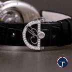 นาฬิกา Breguet Reine De Naples White Gold With Black Leather Watch MOP Dial Shopไทย ปี2022 Automatic ขนาด 29.5 x 37 mm