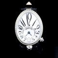 นาฬิกา Breguet Reine De Naples White Gold With Black Leather Watch MOP Dial Shopไทย ปี2022 Automatic ขนาด 29.5 x 37 mm