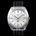 นาฬิกา Longines Ultra Chron หน้าปัดสีเงิน ทรงจานบิน สายเหล็กแท้ Automatic ขนาด 35 mm