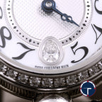 นาฬิกา Breguet Reine De Naples White Gold With Black Leather Watch MOP Dial Shopไทย ปี2022 Automatic ขนาด 29.5 x 37 mm