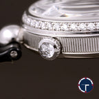 นาฬิกา Breguet Reine De Naples White Gold With Black Leather Watch MOP Dial Shopไทย ปี2022 Automatic ขนาด 29.5 x 37 mm