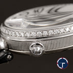 นาฬิกา Breguet Reine De Naples White Gold With Black Leather Watch MOP Dial Shopไทย ปี2022 Automatic ขนาด 29.5 x 37 mm