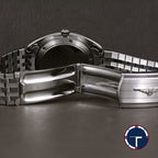 นาฬิกา Longines Ultra Chron หน้าปัดสีเงิน ทรงจานบิน สายเหล็กแท้ Automatic ขนาด 35 mm