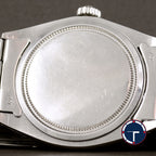 นาฬิกา Rolex Ref.6426 หน้าปัดสีเงิน สายOysterแท้ ตัวเรือนไม่เคยขัด มีใบ ปี1973 ไขลาน ขนาด 34 mm
