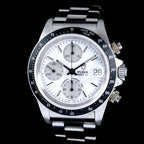 นาฬิกา Tudor Prince Date chronograph Ref.79260 หน้าขาว ขอบฟิล์มดำ สายOyster12ข้อ มีใบ นาฬิกาปี1997 Automatic ขนาด 40 mm
