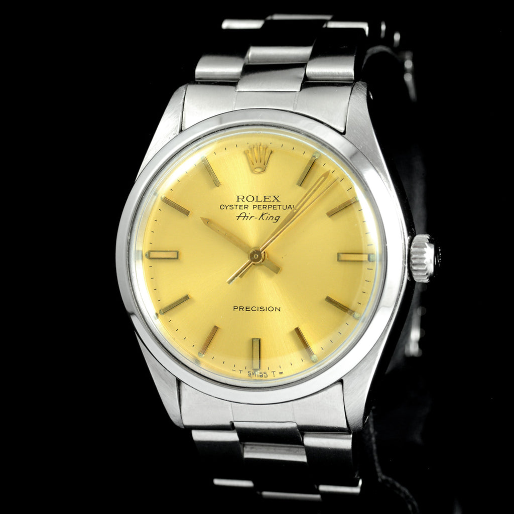 นาฬิกา Rolex Air-King Ref.5500 หน้าปัดสีทอง สายOysterแท้ Automatic ขนาด 34 mm