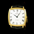 นาฬิกา Universal Golden Shadow Genève Ref.166100/01 Yellow Gold 18K Microrotor หน้าปัดสีขาว หลักชั่วโมงเลขโรมัน ตัวเรือนทองคำ18k Automatic ขนาด 32x32 mm