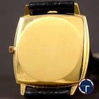 นาฬิกา Universal Golden Shadow Genève Ref.166100/01 Yellow Gold 18K Microrotor หน้าปัดสีขาว หลักชั่วโมงเลขโรมัน ตัวเรือนทองคำ18k Automatic ขนาด 32x32 mm