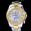 นาฬิกา Rolex Yacht-Master Ref.168623 SeriesA หน้าสีเทา 2กษัตริย์ กระจกSapphire สายOysterแท้ นาฬิกาปี1998 Automatic ขนาด 36 mm