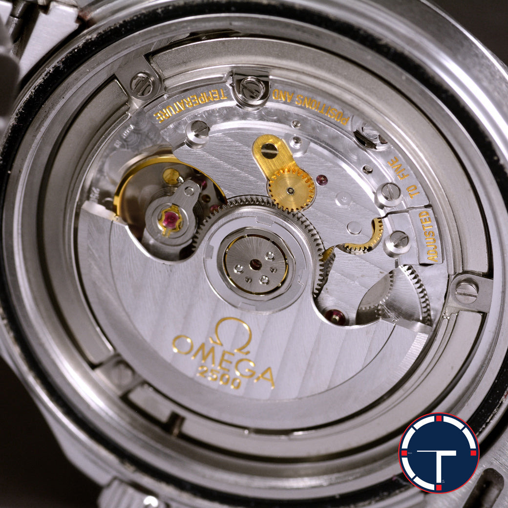 นาฬิกา Omega "Unpolished" Seamaster Casino Royale James Bond Limited Edition Co-Axial หน้าปัดสีกรมท่า เกลียวกระสุน ขอบฟิล์มเดิม ตัวเรือนไม่เคยขัด สายเหล็กแท้ กล่อง ใบครบ นาฬิกาปี2006 Automatic ขนาด 41 mm