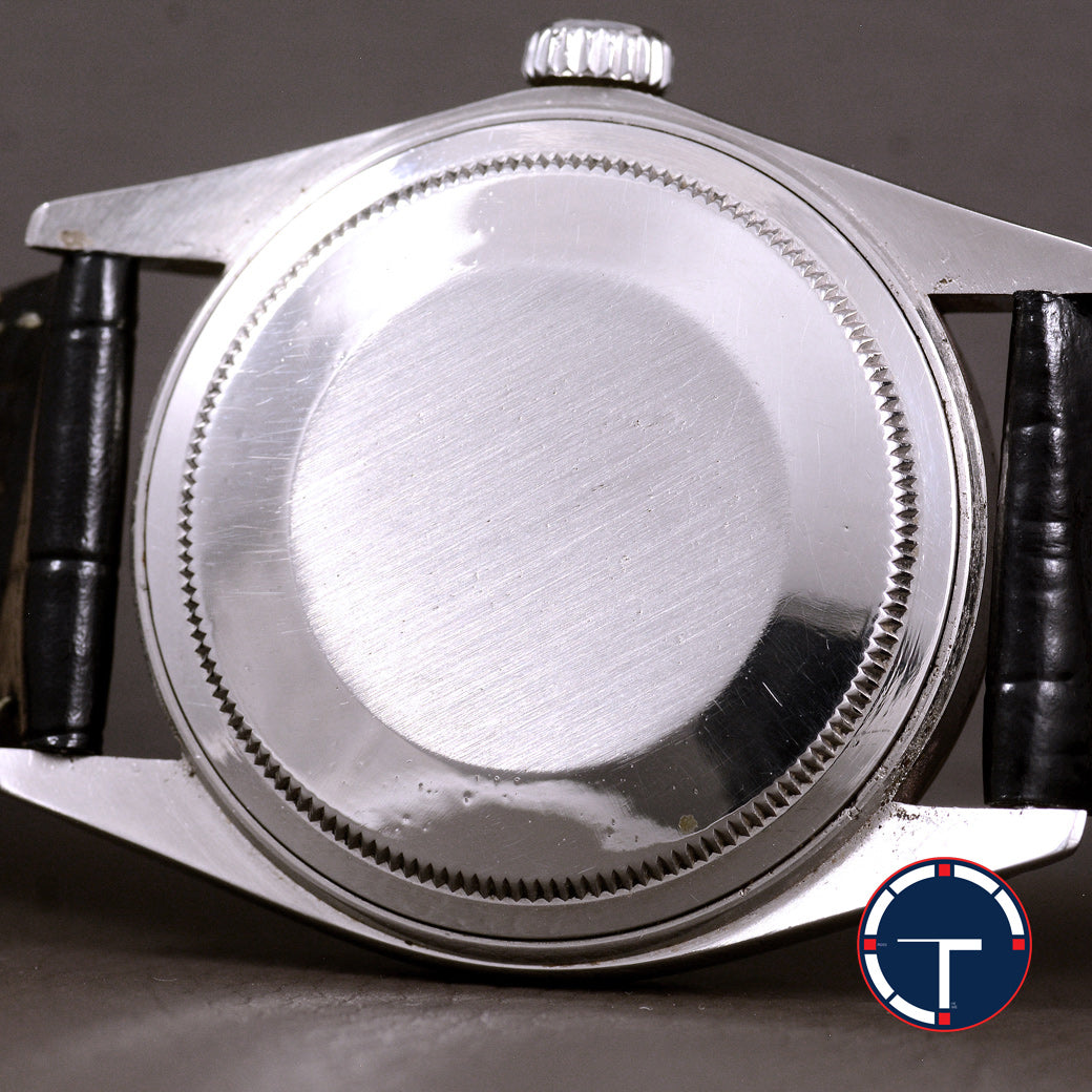 นาฬิกา Rolex DateJust Ref.16014 หน้าปัดสีเงิน หลักชั่วโมงสีทอง ขอบหยักทองคำขาว นาฬิกาปี1980 Automatic ขนาด 36 mm