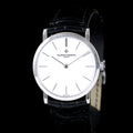 นาฬิกา Vacheron Constantin Extra-thin Ref.33093 White Dial, 18K White Gold หน้าปัดสีขาว ตัวเรือนทองคำขาว สายหนังแท้ หัวเข็มขัดแท้ ไขลาน ขนาด 31 mm