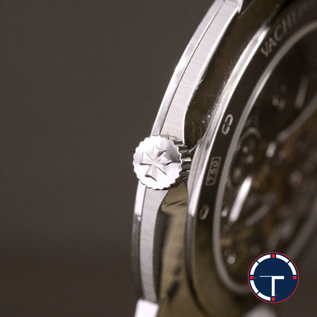 นาฬิกา Vacheron Constantin Extra-thin Ref.33093 White Dial, 18K White Gold หน้าปัดสีขาว ตัวเรือนทองคำขาว สายหนังแท้ หัวเข็มขัดแท้ ไขลาน ขนาด 31 mm