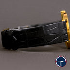 นาฬิกา Rolex Cellini "Unpolished" หน้าปัดสีทอง ตัวเรือนทองคำ18Kทรงกลม ตัวเรือนไม่เคยขัด สายหนังแท้ หัวเข็มขัดแท้ นาฬิกาปี1976 ไขลาน ขนาด 31 mm