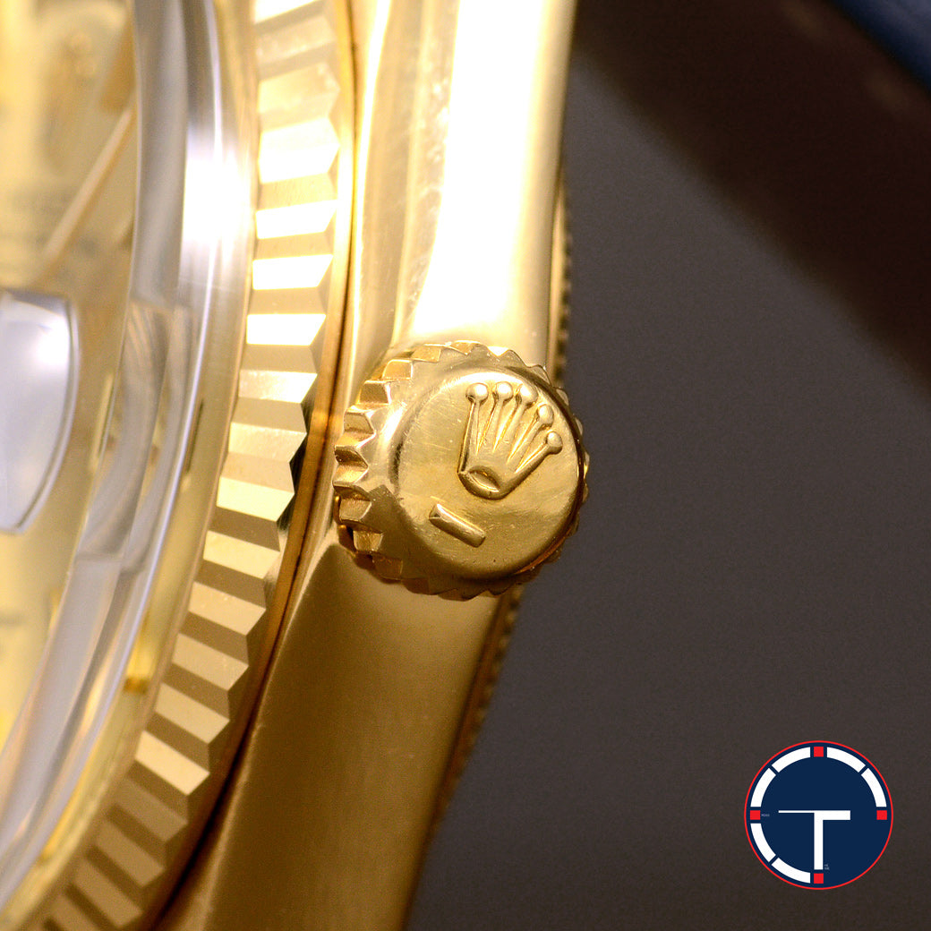 **HOLD** นาฬิกา Rolex Day-Date Ref.1803 หน้าปัดสีทอง ขอบหยักทองคำ18K ตัวเรือนทองคำ18K นาฬิกาปี1970 Automatic ขนาด 36 mm