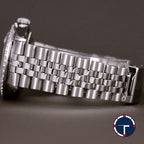 นาฬิกา Rolex DateJust Ref.1601 Sigma หน้าปัดสีเงิน หลักชั่วโมงทองคำขาว ขอบทองคำขาวฝังเพชร(ทำใหม่) สายจูบีลี่แท้ นาฬิกาปี1969 Automatic ขนาด 36 mm