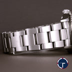 นาฬิกา Rolex DateJust Turn-O-Graph Thunderbird SeriesF Blue Dial Ref.16264 หน้าปัดสีน้ำเงิน ขอบทองคำขาว กระจกSapphireเลเซอร์ สายOysterแท้ นาฬิกาปี2005 Automatic ขนาด 36 mm