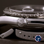 นาฬิกา Rolex DateJust Turn-O-Graph Thunderbird SeriesF Blue Dial Ref.16264 หน้าปัดสีน้ำเงิน ขอบทองคำขาว กระจกSapphireเลเซอร์ สายOysterแท้ นาฬิกาปี2005 Automatic ขนาด 36 mm