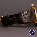 นาฬิกา Corum "Unpolished" Karesansui Garden Ref.58102 18K Yellow Gold หน้าปัดสีทอง ตัวเรือนทองคำ18K(แบบาง)"ไม่เคยขัด" สายหนังแท้ หัวเข็มขัดแท้ Automatic ขนาด 35 mm