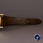 นาฬิกา Corum "Unpolished" Karesansui Garden Ref.58102 18K Yellow Gold หน้าปัดสีทอง ตัวเรือนทองคำ18K(แบบาง)"ไม่เคยขัด" สายหนังแท้ หัวเข็มขัดแท้ Automatic ขนาด 35 mm