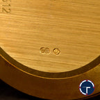 นาฬิกา Rolex "Unpolished" Cellini Ref.5112 หน้าปัดสีขาวมุก หลักชั่วโมงเลขอารบิก ตัวเรือนทองคำ18Kทรงกลม "ไม่เคยขัด" หัวเข็มขัดแท้ นาฬิกาปี1999 ไขลาน(Manual Winding) ขนาด 31 mm