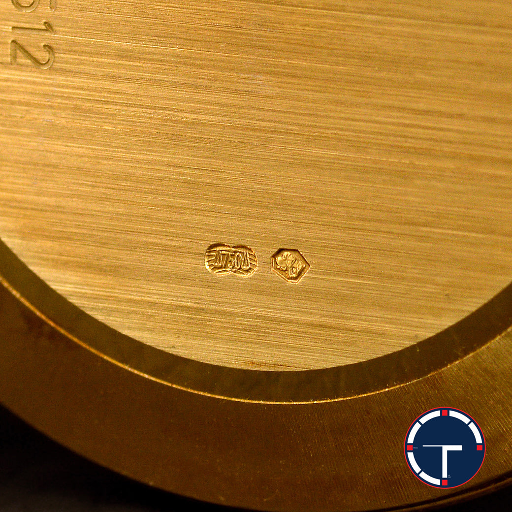 นาฬิกา Rolex "Unpolished" Cellini Ref.5112 หน้าปัดสีขาวมุก หลักชั่วโมงเลขอารบิก ตัวเรือนทองคำ18Kทรงกลม "ไม่เคยขัด" หัวเข็มขัดแท้ นาฬิกาปี1999 ไขลาน(Manual Winding) ขนาด 31 mm