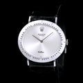 นาฬิกา Rolex Cellini "Unpolished" White Gold หน้าปัดสีเงิน ตัวเรือนทองคำขาวทรงไข่นอน ไม่เคยขัด สายหนังเดิม หัวเข็มขัดแท้ นาฬิกาปี1976 ไขลาน(Manual Winding) ขนาด 31 mm