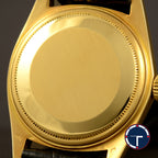 นาฬิกา Rolex Day-Date Ref.1803 หน้าปัดสีทอง ขอบหยักทองคำ18K ตัวเรือนทองคำ18K นาฬิกาปี1973 Automatic ขนาด 36 mm