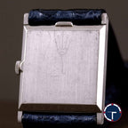 นาฬิกา Rolex Cellini "Unpolished" Ref.4014 18K White Gold หน้าฟ้าสีฟ้าทูโทน ทรงสี่เหลี่ยมผืนผ้าทองคำขาว"ไม่เคยขัด" นาฬิกาปี1975 ไขลาน(Manual Winding) ขนาด 22x30 mm