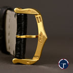นาฬิกา Cartier Tank Solo watch 18K Yellow Gold หน้าปัดสีขาว หลักชั่วโมงเลขโรมัน สายหนังแท้ หัวเข็มขัดแท้ Quartz ขนาด 27.4x34.8 mm (Size L)