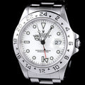 นาฬิกา Rolex ExplorerII Ref.16570 SeriesU Swiss Only Dial หน้าปัดสีขาว สายOysterแท้13ข้อ นาฬิกาปี1998 Automatic ขนาด 40 ขนาด