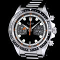 นาฬิกา Tudor Heritage Chrono Ref.70330N หน้าปัดสีดำขอบขาว ขอบฟิล์ม สายOysterแท้ กล่อง+การ์ด+Tag นาฬิกาปี2013 Automatic ขนาด 42 mm
