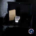 นาฬิกา Bvlgari Octo Finissimo Chronograph GMT หน้าปัดสีน้ำเงิน สายเหล็กแท้ หลังเปลือย กล่องและการ์ด Automatic ขนาด 43 mm