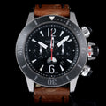 นาฬิกา Jaeger-Lecoultre Master Compressor Diving Chonograph GMT U.S. Navy Seal Limited1500เรือน มีสายหนังและหัวเข็มขัดแท้ Automatic ขนาด 46 mm