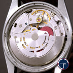 Rolex DateJust Ref.16013 หน้าผ้าสีทอง ขอบหยักทองคำ18K นาฬิกาปี1986 Automatic ขนาด 36 mm