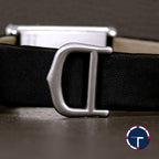 นาฬิกา Cartier Unpolished Tank Basculante Ref.2386 หน้าปัดสีดำ หลักชั่วโมงเลขอารบิก สายผ้าแท้ หัวเข็มขัด Quartz ขนาด 22 x 32 mm