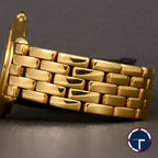 นาฬิกา Cartier "Unpolished" Cougar Ref.887904 18k Yellow Gold หน้าปัดสีขาว หลักชั่วโมงเลขโรมัน ตัวเรือนและสายทองคำ18K Quartz ขนาด 32 mm