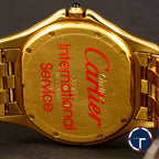 นาฬิกา Cartier "Unpolished" Cougar Ref.887904 18k Yellow Gold หน้าปัดสีขาว หลักชั่วโมงเลขโรมัน ตัวเรือนและสายทองคำ18K Quartz ขนาด 32 mm