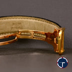 นาฬิกา Cartier "Unpolished" Ronde Louis Ref.0900 Yellow Gold18K หน้าปัดสีขาว หลักชั่วโมงเลขโรมัน ตัวเรือนทองคำ18K สายหนังแท้ หัวเข็มขัดแท้ ไขลาน(Manual Winding) ขนาด 34 mm