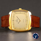 นาฬิกา Omega De ville หน้าดาว เรือนกะไหล่ทอง ทรงสี่เหลี่ยม นาฬิกาปี1973 ขนาด 35 x 36 mm