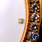 นาฬิกา Patek Philippe Calatrava Ref.5006 หน้าปัดสีขาว หลักชั่วโมงเพรชเล็กแท้ ขอบเพชรแท้ ตัวเรือนทองคำ18K สายหนังแท้ หัวเข็มขัดแท้ ไขลาน ขนาด 33.5 mm