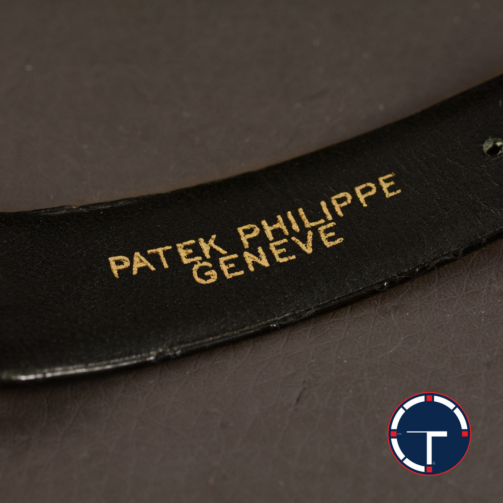 นาฬิกา Patek Philippe Calatrava Ref.5006 หน้าปัดสีขาว หลักชั่วโมงเพรชเล็กแท้ ขอบเพชรแท้ ตัวเรือนทองคำ18K สายหนังแท้ หัวเข็มขัดแท้ ไขลาน ขนาด 33.5 mm