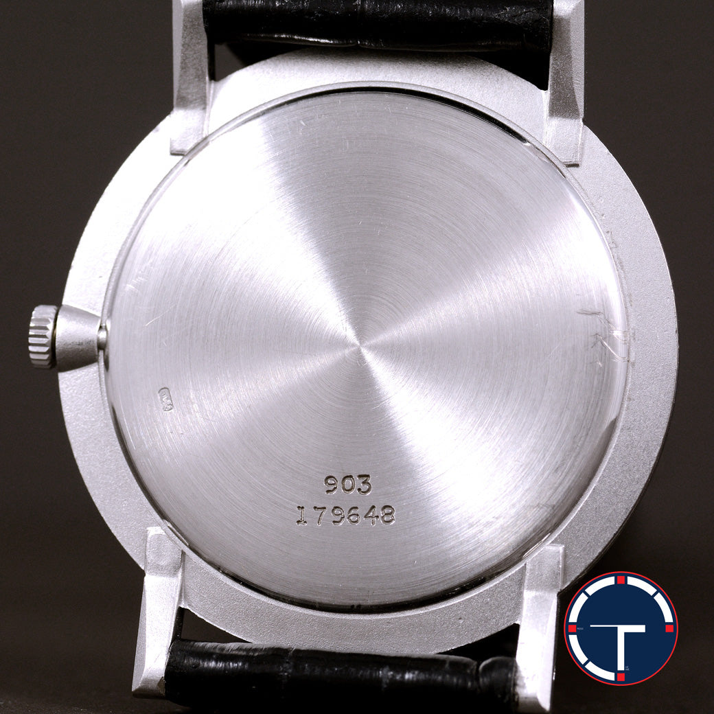 นาฬิกา Piaget Altiplano Ref.903 18k White Gold หน้าปัดสีเทา ตัวเรือนทองคำขาว18K หัวเข็มขัดแท้ ไขลาน ขนาด 32 mm