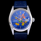 นาฬิกา Rolex DateJust Ref.16014 หน้าปัดMickey Mouse ขอบหยักทองคำขาว นาฬิกาปี1980 Automatic ขนาด 36 mm