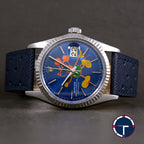 นาฬิกา Rolex DateJust Ref.16014 หน้าปัดMickey Mouse ขอบหยักทองคำขาว นาฬิกาปี1980 Automatic ขนาด 36 mm