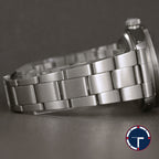 นาฬิกา Rolex Date Ref.1501 หน้าปัดสีน้ำเงิน ขอบรางรถไฟ สายOysterแท้ (แบบม้วน) นาฬิกาปี1974 Automatic ขนาด 34 mm