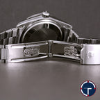 นาฬิกา Rolex Date Ref.1501 หน้าปัดสีน้ำเงิน ขอบรางรถไฟ สายOysterแท้ (แบบม้วน) นาฬิกาปี1974 Automatic ขนาด 34 mm