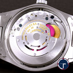 นาฬิกา Rolex Oyster Perpetual Ref.1007 Sigma Dial หน้าปัดฟ้าอมม่วง หลังชั่วโมงทองคำSigma ขอบรางรถไฟ สายOysterแท้ นาฬิกาปี1974 Automatic ขนาด 34 mm
